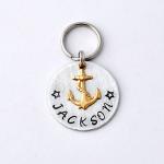 Anchor pet tag, Personalize..