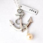 Personalized antique anchor..