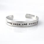 Personalized metal cuff bra..