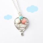 Hot Air Balloon Necklace -..