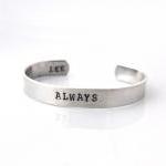 Personalized metal cuff bra..