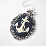 Anchor Necklace, Nautical ..